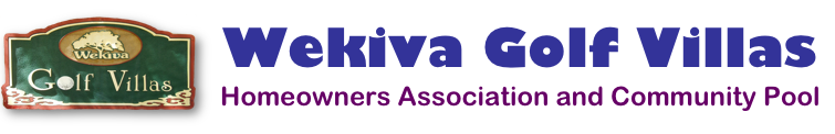 Wekiva Golf Villas Homeowners Association